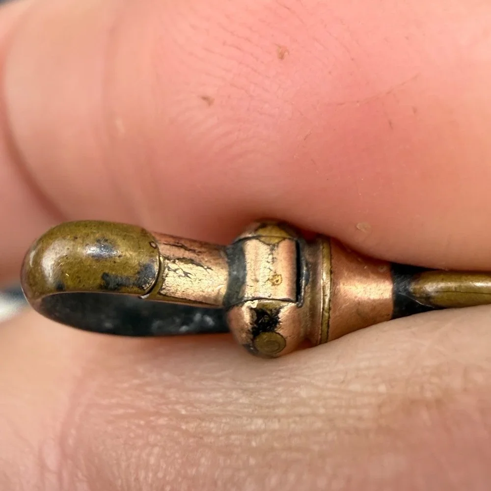 Vintage Dog Clip Watch Fob Attachment Gold Filled